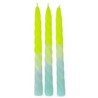 Pink Stories Pink Stories Dip Dye Twisted Kerzen 3er Set – Produktbild 1 von 1