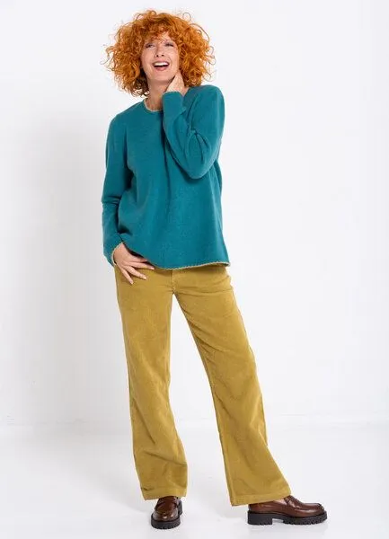 Heidekönigin Heidekönigin Pullover THEA - GOTS, Anemone, – Produktbild 3 von 3
