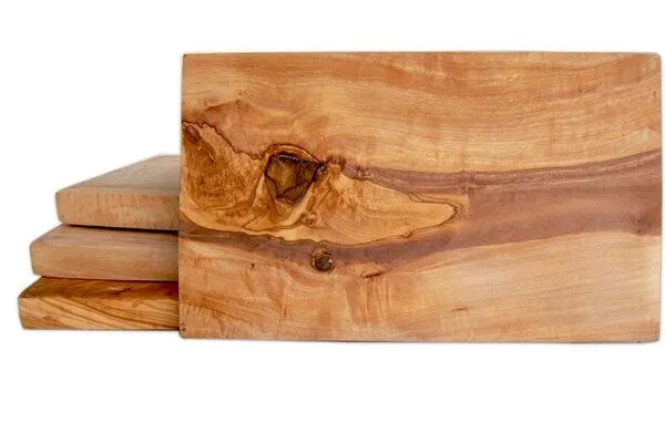 Olivenholz erleben Olivenholz erleben Frühstücksbrett ECKIG (30 x 15 cm) aus Olivenholz – Produktbild 4 von 6