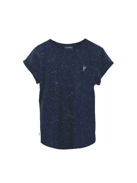 FUXBAU FUXBAU Frauen fux T-Shirt - neps, Navy neps, – Produktbild 3 von 4
