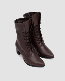 BOHEMA BOHEMA Damen vegan Hohe Stiefel Schokoladenbraun – Produktbild 1 von 1