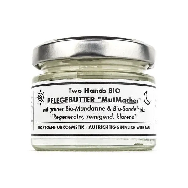 Two Hands BIO Two Hands BIO PflegeButter „MutMacher“ mit grüner Bio-Mandarine & Bio-Sandelholz – Produktbild 1 von 1