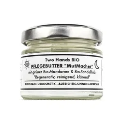 Two Hands BIO Two Hands BIO PflegeButter „MutMacher“ mit grüner Bio-Mandarine & Bio-Sandelholz – Produktbild 1 von 1