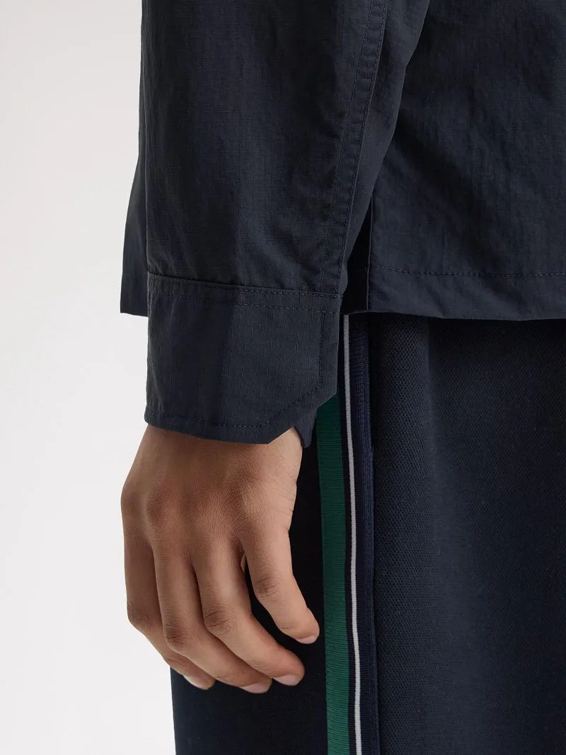 Fred Perry Fred Perry Overshirt Pocket Ribstop Navy - Größe L, Blau, – Produktbild 3 von 5
