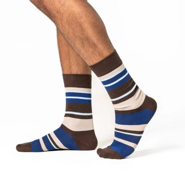 Living Crafts Living Crafts Socken, 2er-Pack - ARNI, Earth/wave (mehrfarbig), – Produktbild 1 von 3