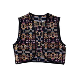 WiDDA berlin WiDDA berlin Weste MIA Dunkelblau mit Jacquard Muster – Produktbild 1 von 1