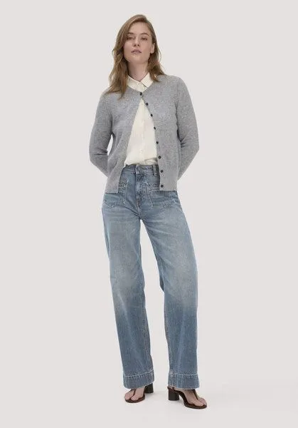 hessnatur hessnatur Jeans GIERA Straight Relaxed aus reinem Bio-Denim, Blue, – Produktbild 1 von 3