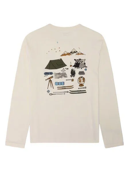 KnowledgeCotton Apparel KnowledgeCotton Apparel Longsleeve, Egret, – Produktbild 2 von 4