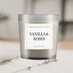 BOHORIA BOHORIA® Signature Duftkerze Vanilla & Roses – Produktbild 1 von 1