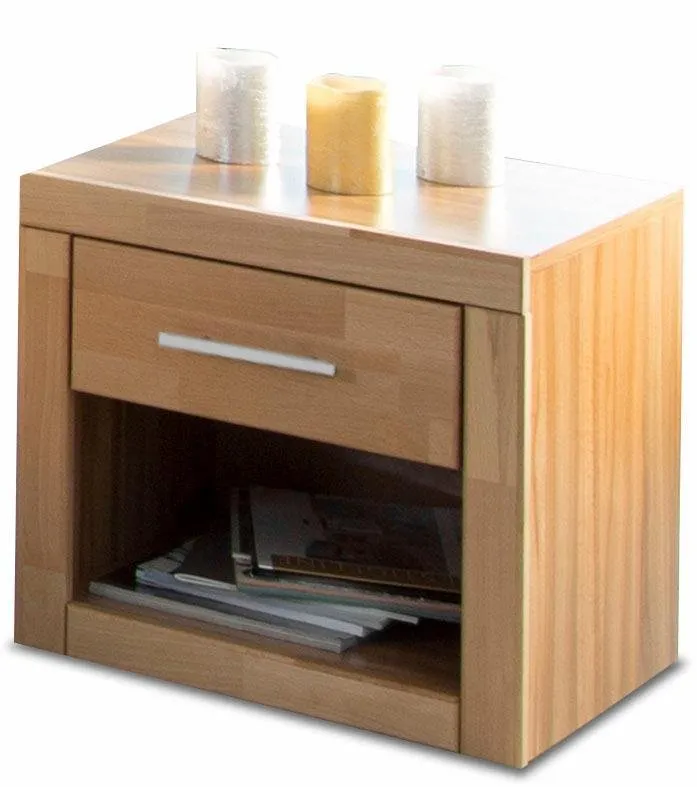 OTTO home Nachtkonsole Triest, 1 mit Schublade, Breite 45 cm, Beige, – Produktbild 4 von 5