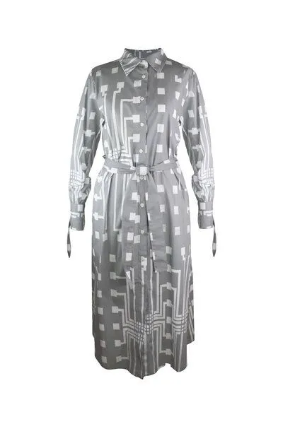 Sophia Schneider-Esleben Sophia Schneider-Esleben Hope - Damenkleid aus Bio-Baumwolle, Chip grau, – Produktbild 2 von 3