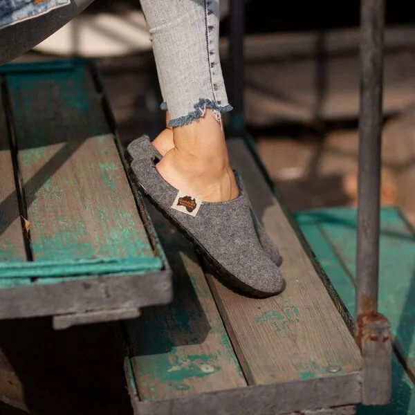 Gumbies Gumbies Slipper - Nachhaltige Hausschuhe für Damen und Herren, Grau, – Produktbild 3 von 4