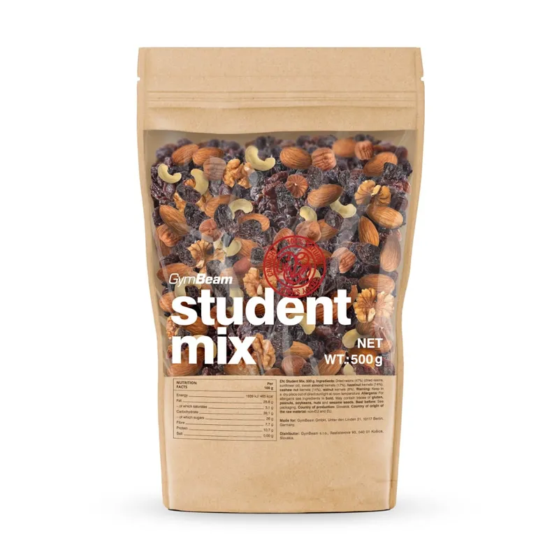 GymBeam Food GymBeam Student Mix 500 g – Produktbild 1 von 1