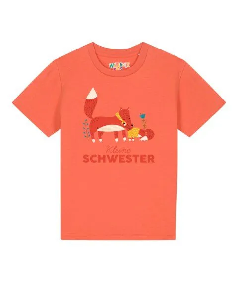 watabout.kids watabout.kids T-Shirt Kinder Fuchs Kleine Schwester, Fiesta, – Produktbild 1 von 2