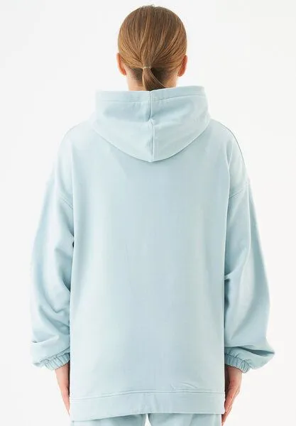 ORGANICATION ORGANICATION ESSENTIALS-HANDE- Soft Touch Oversize Hoodie aus Bio-Baumwolle, Mint blue, – Produktbild 4 von 4