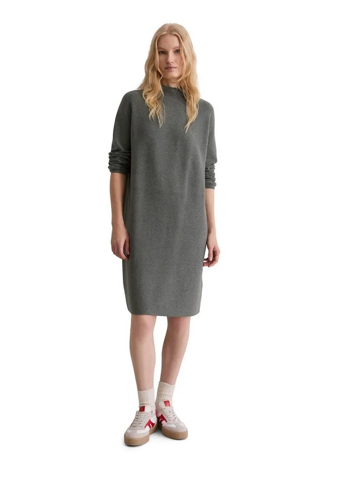 Marc O'Polo Marc O'Polo Strickkleid aus softer Bio-Baumwolle, Grau, – Produktbild 4 von 4
