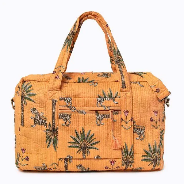 KIKOONI KIKOONI handgefertigte große Reisetasche TRAVELER BAG, Savanna stories sunset, – Produktbild 4 von 4