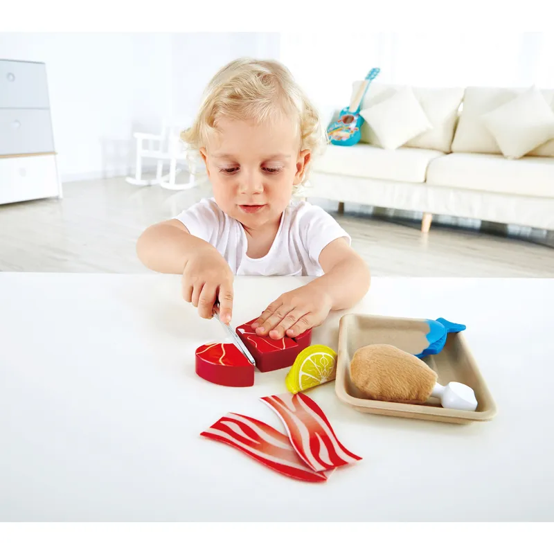 Hape Hape Fisch & Fleisch Set, Mehrfarbig, – Produktbild 2 von 3