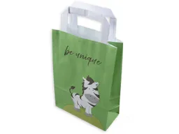 Elco ELCO Papier-Tragetasche "Zebra" 26 x 18 x 8 cm, 50 Stk. – Produktbild 1 von 1