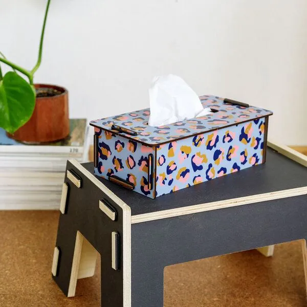 WERKHAUS WERKHAUS Tissue-Box Leo Lila – Produktbild 2 von 4