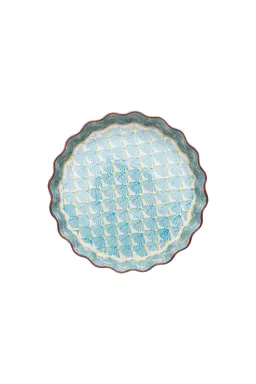 Tranquillo Quicheform  ART DECO 22 cm - blau – Produktbild 1 von 1