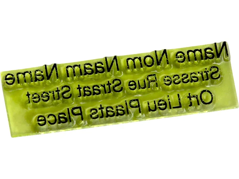 Colop Colop Ersatztextplatte P20 4-zeilig ohne Logo – Produktbild 1 von 1
