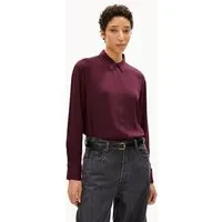 ARMEDANGELS ARMEDANGELS LARISAANA Damen Bluse aus LENZING ECOVERO Viskose, Dark cranberry, – Produktbild 1 von 1