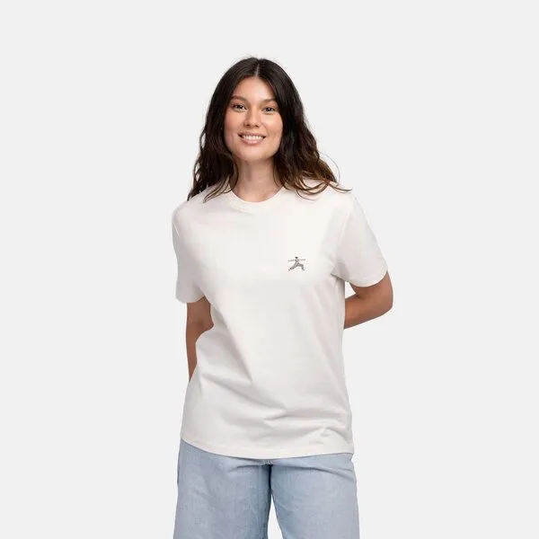 Natural Vibes Natural Vibes T-Shirt Yoga Bio GOTS | Bio T-Shirt | Weißes T-Shirt (Naturweiß) | Damen T-Shirt | – Produktbild 2 von 4