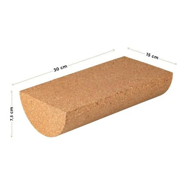Kork-Deko Kork-Deko Halbe Kork Rolle für Balance-Boards (300x150x75mm) – Produktbild 2 von 4