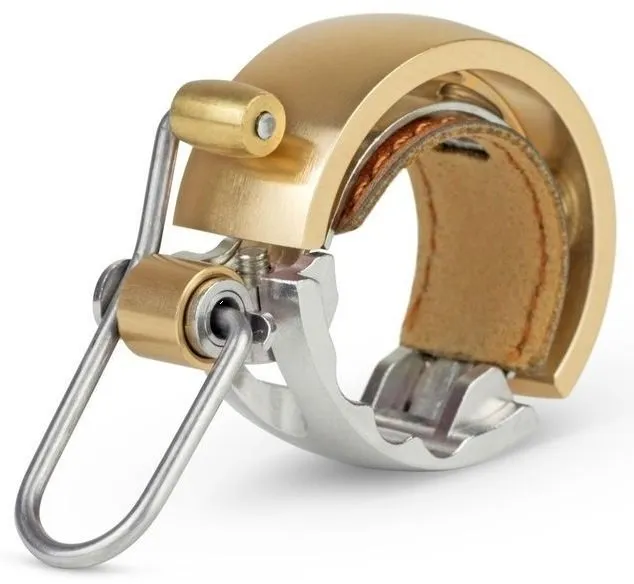 Knog Knog Fahrradklingel Oi Luxe klein 22.2mm messing – Produktbild 3 von 3