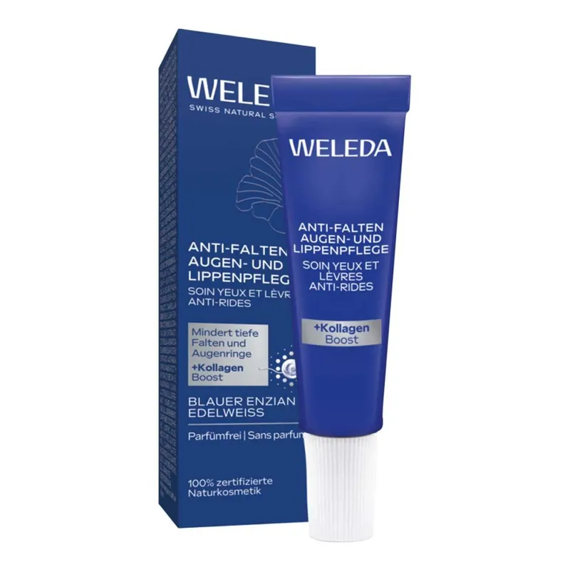 Weleda Weleda AG Anti-Falten Augen & Lippenpflege Blauer Enzian & Edelweiß – Produktbild 1 von 2