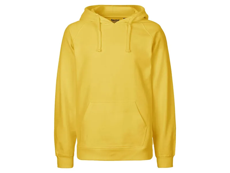 Neutral Neutral® Unisex / Herren College Hoodie Hoody Kapuzenpullover Kapuzenpulli Neue Farben, Gelb, – Produktbild 1 von 5