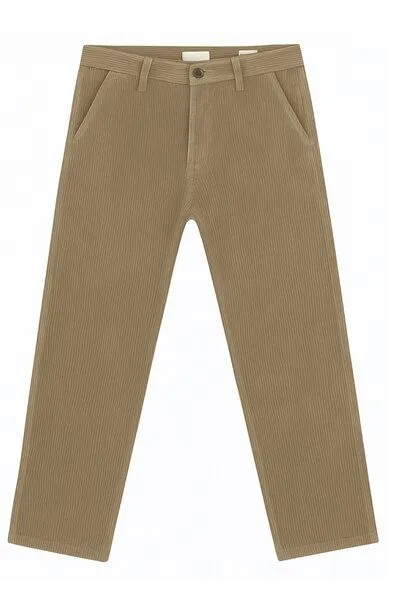 DAWN DAWN Cord-Hose MANE Relaxed Straight, Cognac (braun), – Produktbild 3 von 3