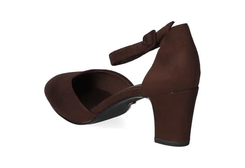 Tamaris Tamaris Klassische Pumps 1-24412-41-304 Damen Textil brown Keilpumps, Braun, – Produktbild 3 von 5
