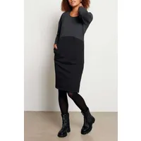 WiDDA WiDDA Damen vegan Kleid Zwo Grau/Schwarz – Produktbild 1 von 1