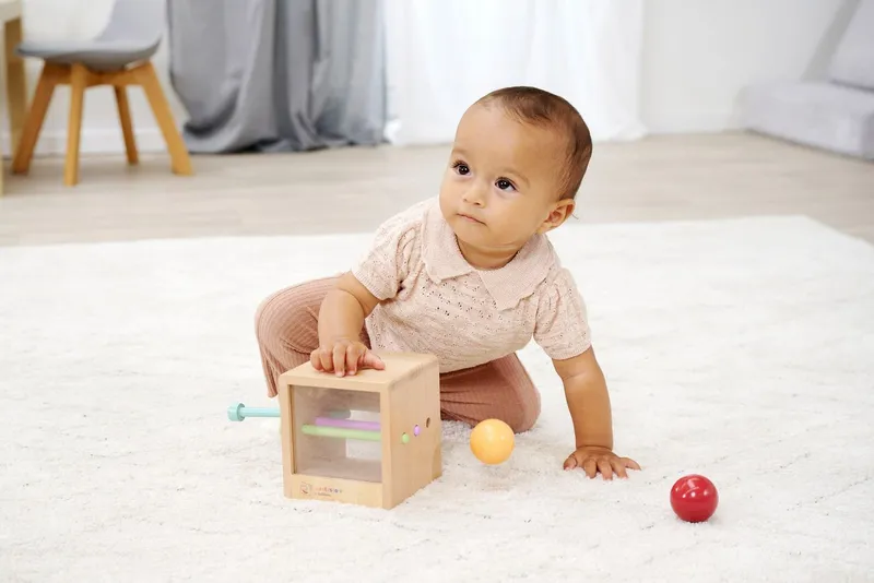 eichhorn eichhorn Lernspielzeug Montessori Box mit Kugeln, Bunt, – Produktbild 5 von 5