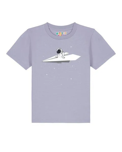 watabout.kids watabout.kids T-Shirt Kinder Fly me to the moon, Lavender, – Produktbild 1 von 2