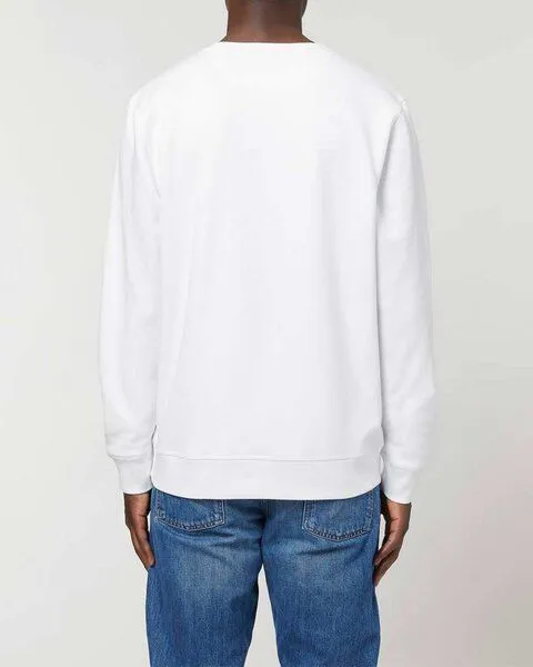 YTWOO YTWOO Unisex Sweatshirt | fairtrade & ökologisch, Weiß, – Produktbild 2 von 4