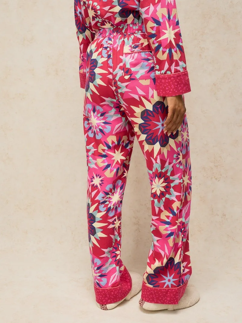 White Stuff White Stuff Pyjamahose Nina, Rot print, – Produktbild 4 von 4