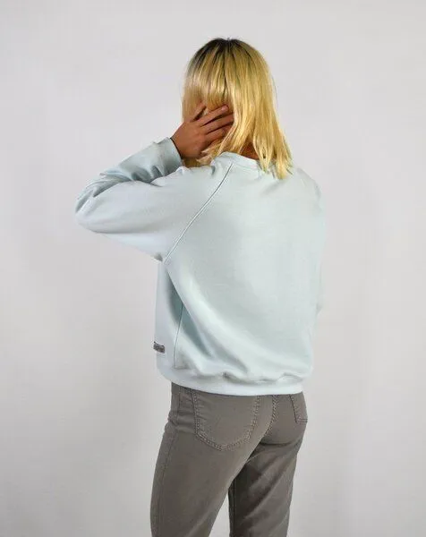 Aatise Aatise Damen-Sweatshirt Zago aus upgecycelter Bio-Baumwolle, Blau, – Produktbild 3 von 4