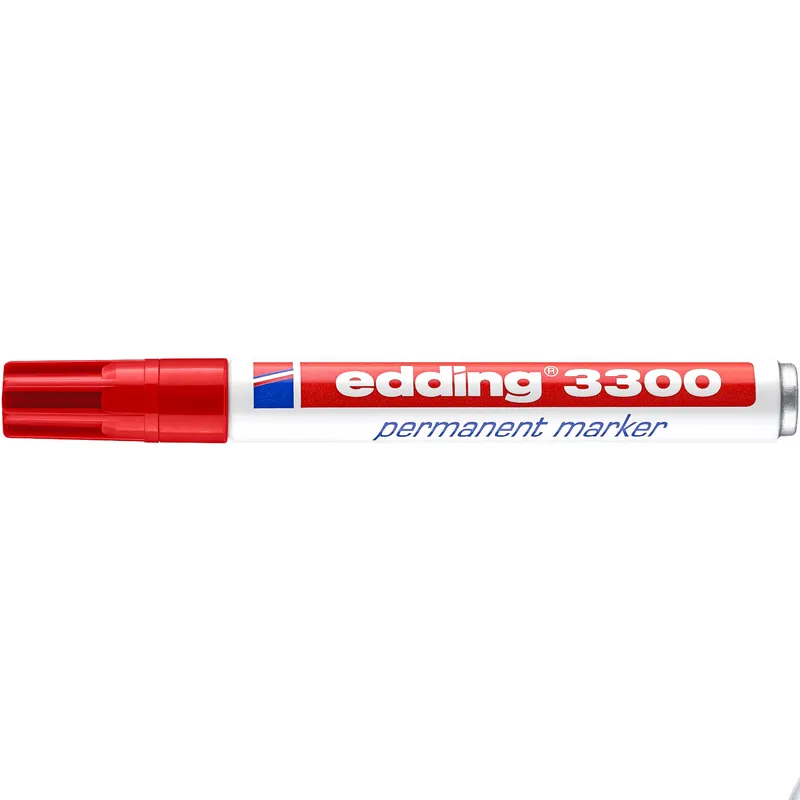Edding Edding Permanentmarker "3300" rot – Produktbild 3 von 4