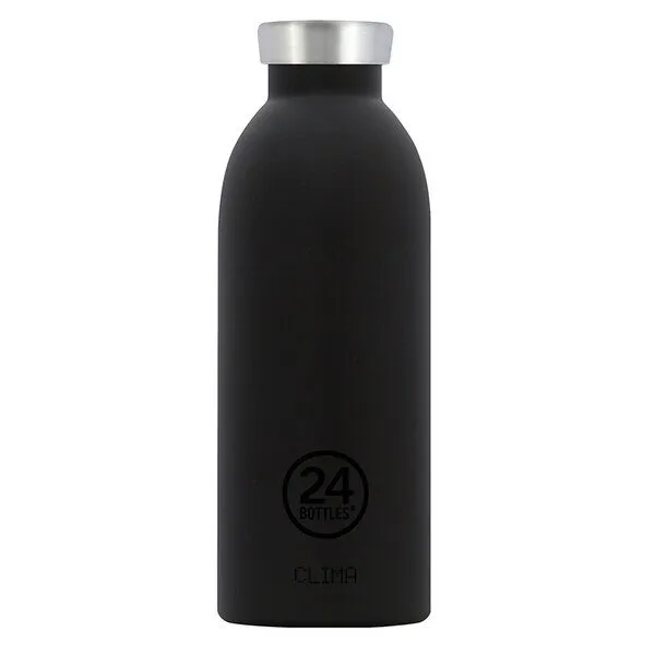 24bottles 24bottles 0,5l Thermosflasche "Clima", Tuxedo black, – Produktbild 1 von 3