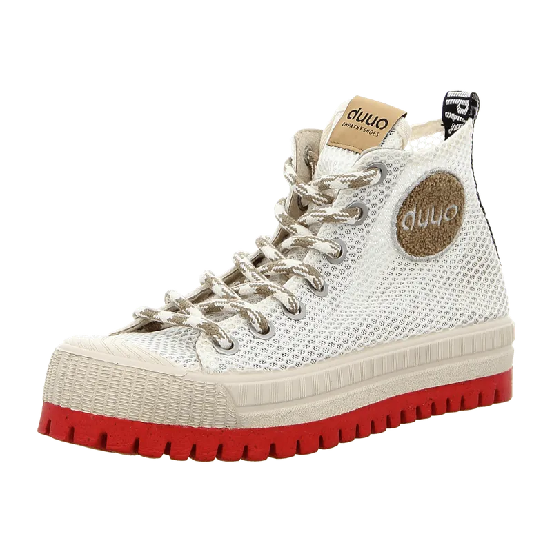 Duuo Duuo Damen Plateau Sneaker für Damen, Weiß, – Produktbild 1 von 7