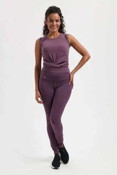 Urban Goddess Urban Goddess Veyra Knot Yoga Tank, Berry (lila), – Produktbild 4 von 4