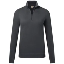 HAKRO HAKRO Zip-Longsleeve Piquè ECO #335 Gr. 6XL karbongrau – Produktbild 1 von 1