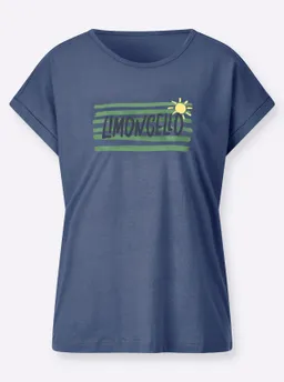 Witt Rundhalsshirt jeansblau-apfel – Produktbild 1 von 1