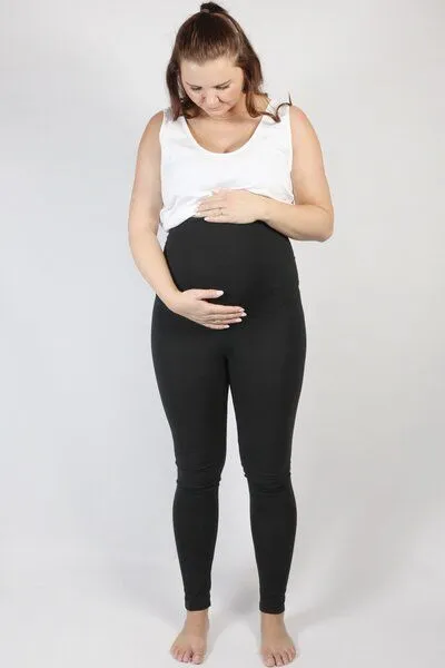 Frija Omina Frija Omina Bio Leggings Mama, Schwarz, – Produktbild 1 von 2