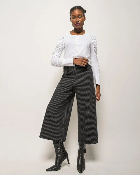 Alma & Lovis Alma & Lovis Shirtbluse aus Bio-Baumwolle | Ruffle Blouse, Weiss, – Produktbild 4 von 4