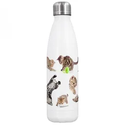 Dora's Dora's Dora’s Edelstahl-Thermoflasche "Katze" (500ml) – Doppelwandig – Produktbild 1 von 1