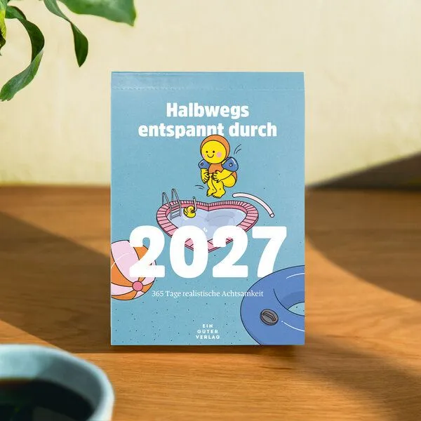 Ein guter Plan Ein guter Plan Abreißkalender »Halbwegs entspannt durch 2027« – Produktbild 1 von 4